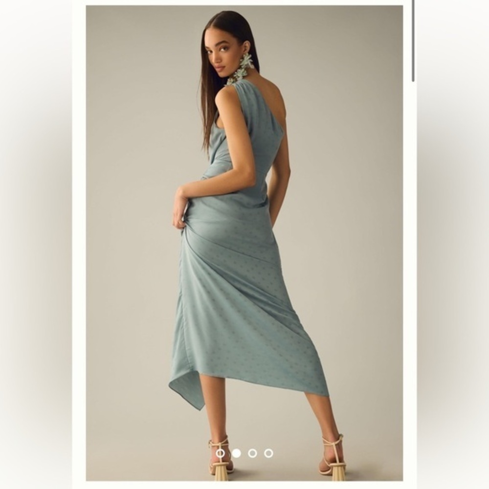 Favorite Daughter One Shoulder Blue Dress